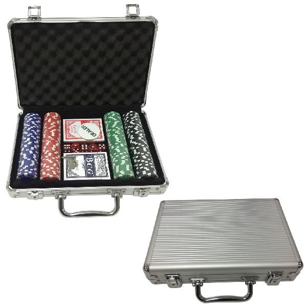 Load image into Gallery viewer, Clown games poker set in aluminium koffer
