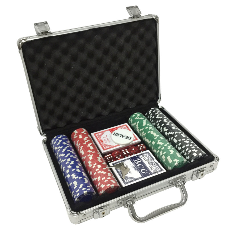 Load image into Gallery viewer, Clown games poker set in aluminium koffer
