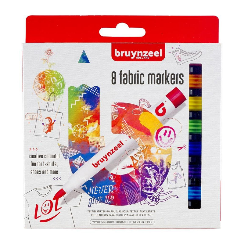 Load image into Gallery viewer, Bruynzeel textiel stiften 8 stuks
