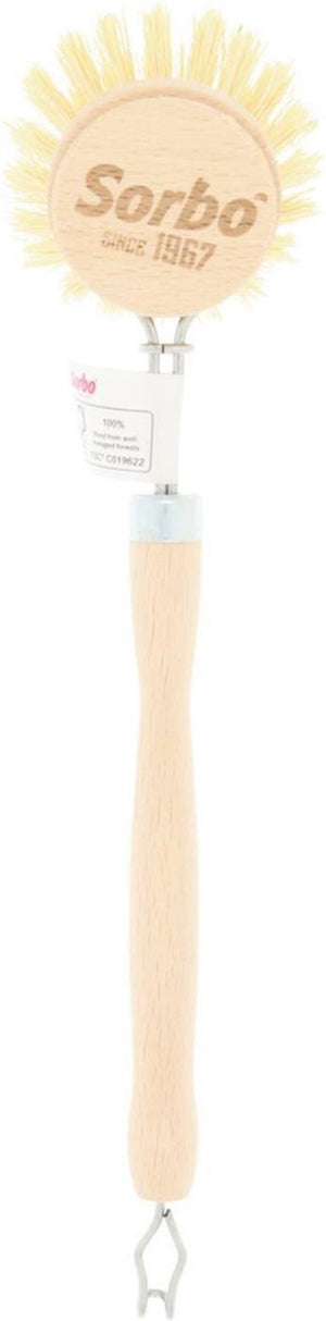 Sorbo afwasborstel hout tampico ø6,5x25cm