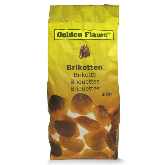 Golden flame houtskool briketten 2 kg