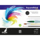 Kangaro k-5312 aquarelblok 32x24 cm 300 gram 16 vel zwart