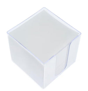 Kangaro memokubus transparant met kubusvulling 9,5x9,5x9,5cm 700 vel