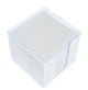 Kangaro memokubus transparant met kubusvulling 9,5x9,5x9,5cm 700 vel