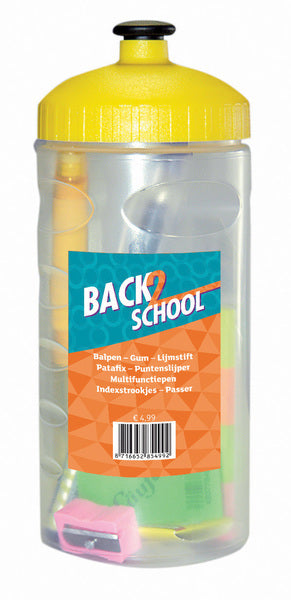 Kangaro k-7402 beker met pen gum lijm passer etc.