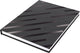 Kangaro dummyboek - a5 - zwart met design - 160 blanco pagina's - hard cover
