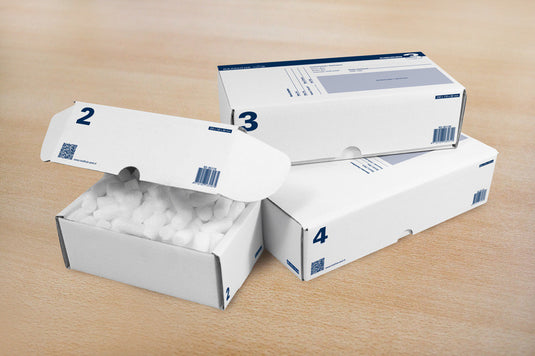 Kangaro raadhuis rd-351119-5 postpakketdoos 2 200x140x80mm bedrukt 5 stuks