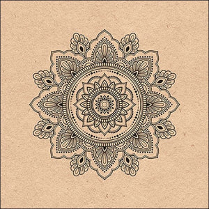 Ambiente servetten 33x33cm mandala nature 20 stuks
