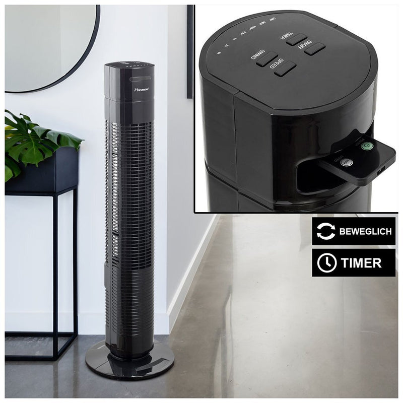 Load image into Gallery viewer, Bestron aft770zrc torenventilator 78 cm zwart
