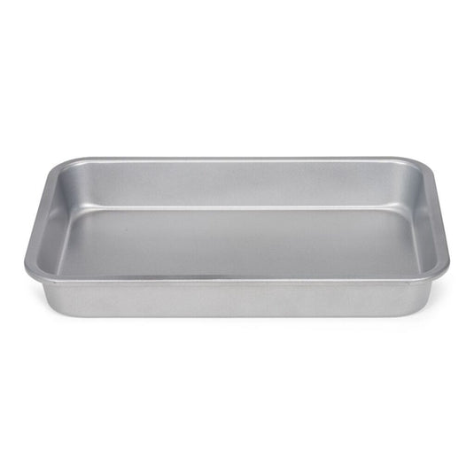 Patisse brownievorm 28x18x4 cm zilver