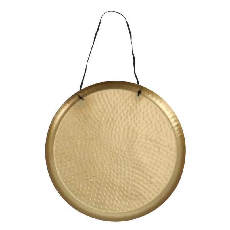 Load image into Gallery viewer, Gusta wand-decoratieschaal 38 cm goud aluminium
