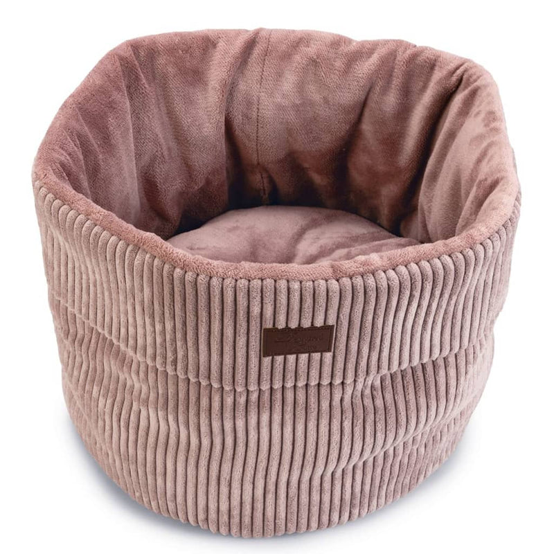 Load image into Gallery viewer, Designed by Lotte Designed by Lotte Kattenmand geribbeld 50x35 cm roze

