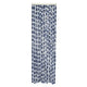 Travellife Travellife Vliegengordijn Chenille Stripe 185x56 cm blauw en wit