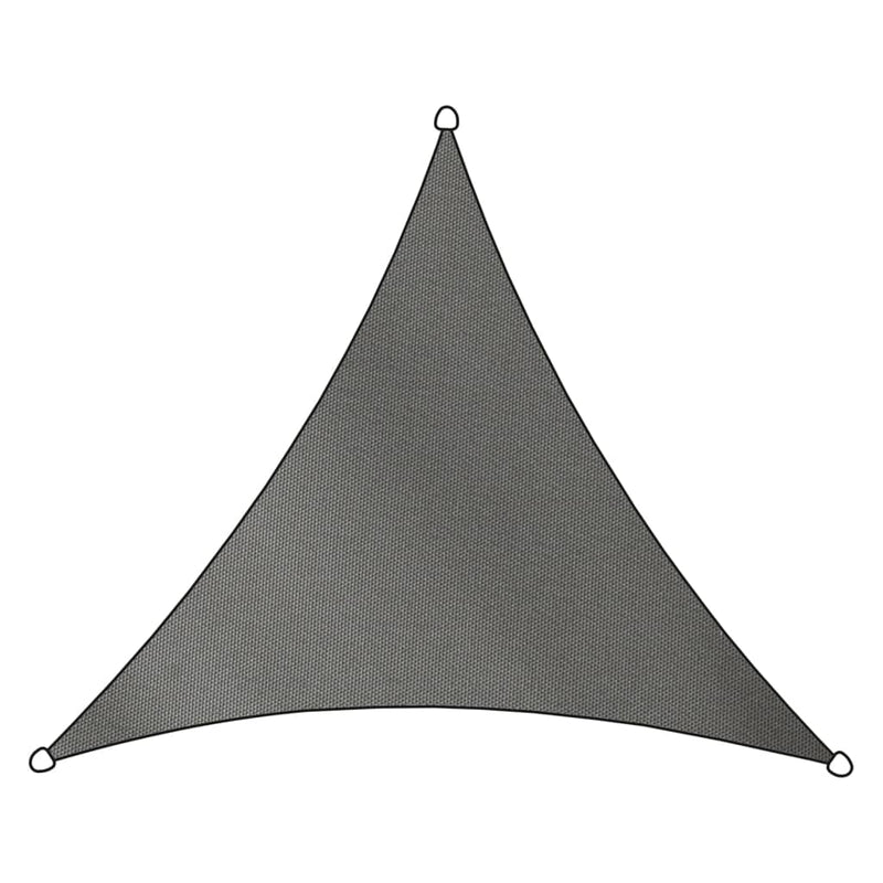 Load image into Gallery viewer, Livin'outdoor Livin'outdoor Schaduwdoek Como driehoekig 3,6x3,6 m polyester grijs
