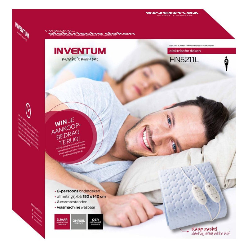 Load image into Gallery viewer, Inventum elektrische deken 2 persoons 150x140 cm
