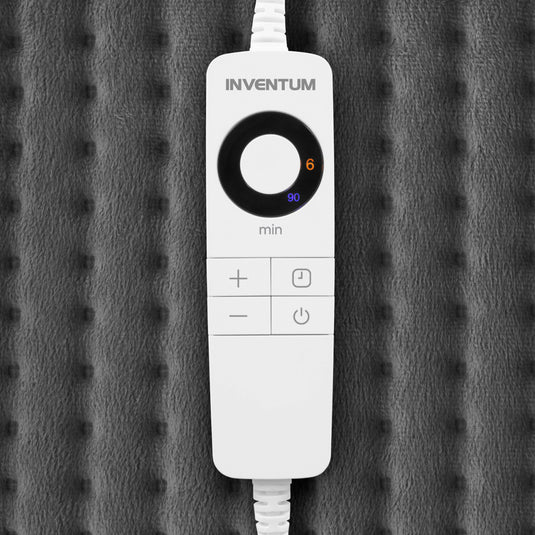 Inventum hnk184g elektrisch warmtekussen 40x30 cm grijs