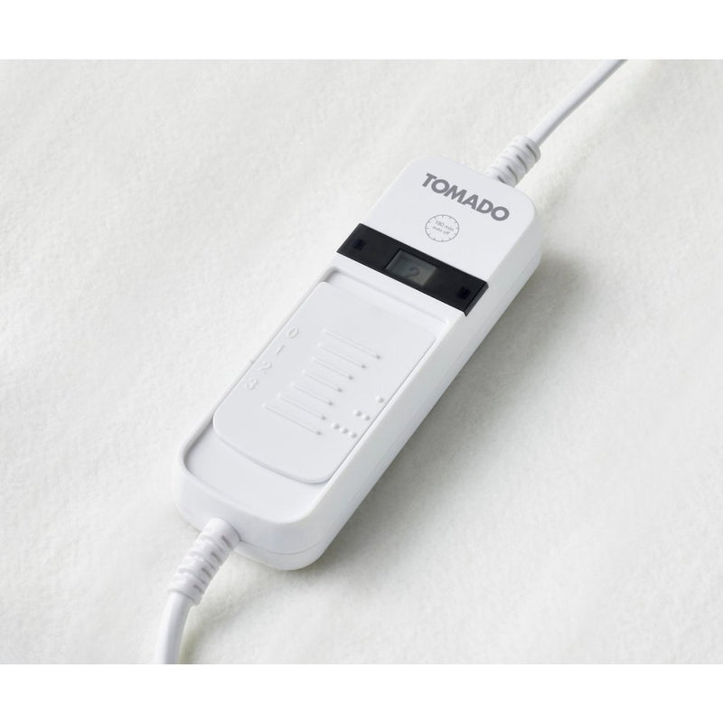 Load image into Gallery viewer, Tomado teb1510w elektrische deken 150x80 cm wit fleece
