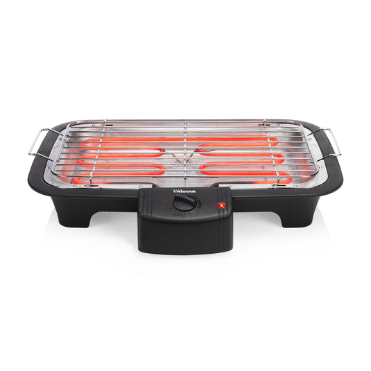 Tristar bq2813 elektrische barbecue zwart