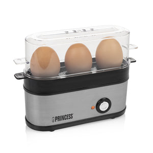 Princess 262043 eierkoker zwart rvs