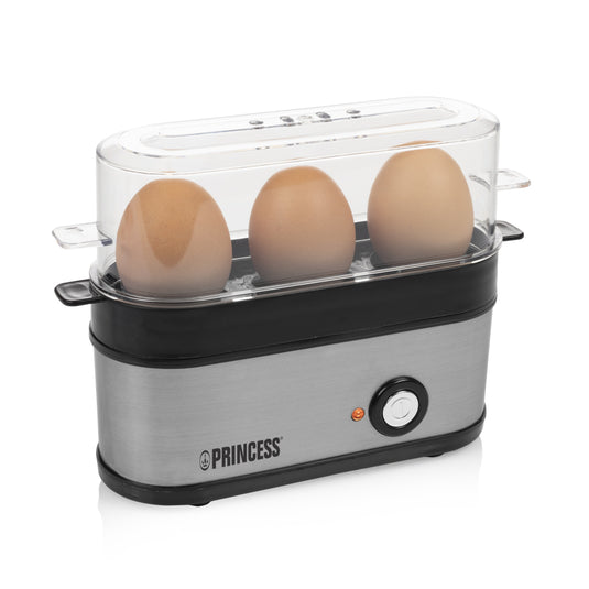 Princess 262043 eierkoker zwart rvs