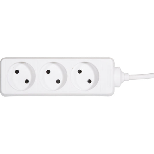 Scanpart tafelcontactdoos 3-voudig z.ra en 3,0m snoer