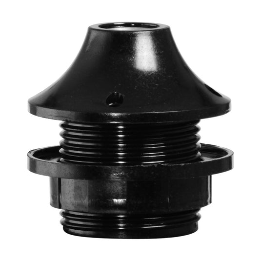 Scanpart lampfitting e27 zwart met ring