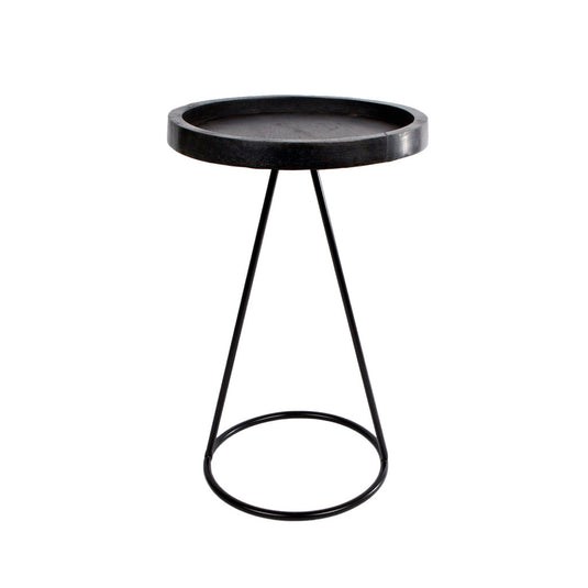 Van manen tafel marcel zwart hout 25x25x38cm