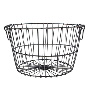 Diversen mand jill grijs metaal rond 28x28x18cm