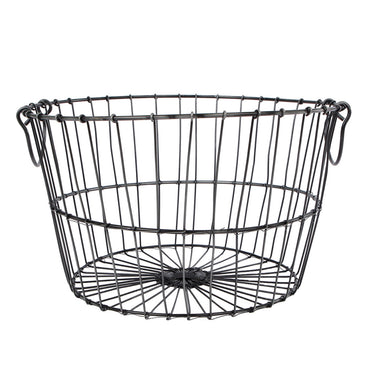 Diversen mand jill grijs metaal rond 28x28x18cm