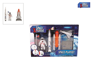 Van manen veenendaal bv space xplorers space shuttle 7,5cm speelset 6dlg