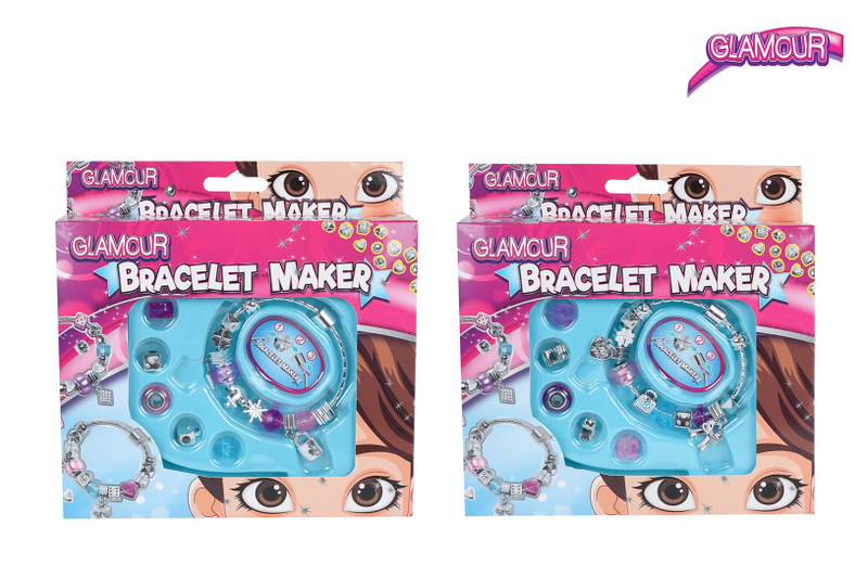 Afbeelding laden in galerijviewer, Glamour maak je eigen bedelarmbandje 2ass 17cm

