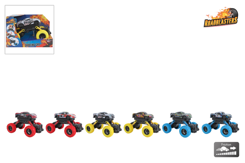 Afbeelding laden in galerijviewer, Roadblasters big wheel truck schietfunctie p b 16,5cm ass.
