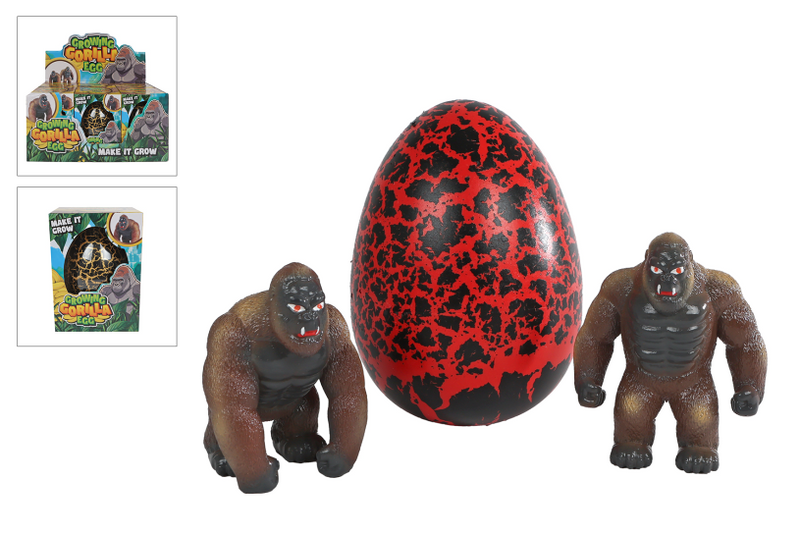 Afbeelding laden in galerijviewer, Groeiende gorilla in jumbo ei 2ass 11cm
