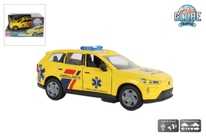 Kids globe ambulance volvo ex90 die cast l g 13,5cm
