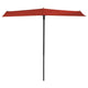 Madison balkonparasol sun wave 270x150 cm steenrood
