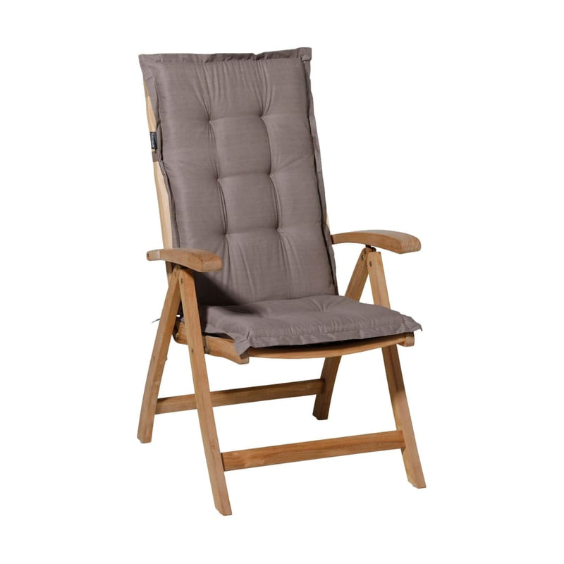 Load image into Gallery viewer, Madison stoelkussen met hoge rug basic 123x50 cm taupe

