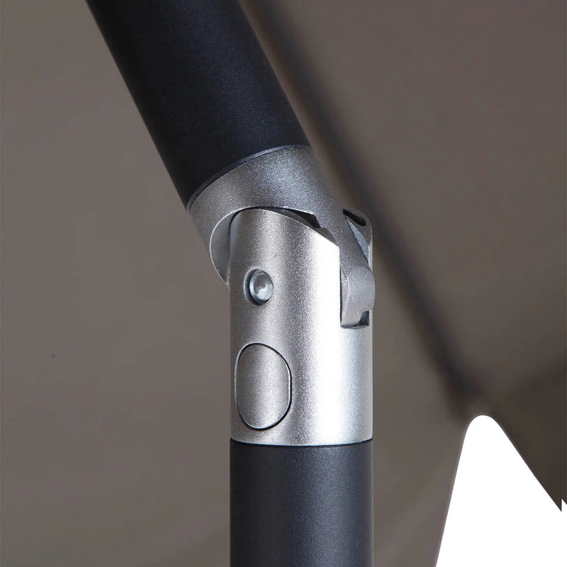 Load image into Gallery viewer, Madison parasol flores luxe rond 300 cm taupe
