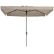 Madison parasol delos luxe 300x200 cm pac5p016 ecru