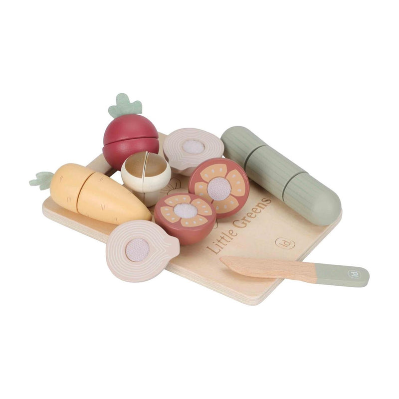 ギャラリービューアに画像をロードする, Little dutch speelgoed snijgroenten houten speelset voor kinderen.
