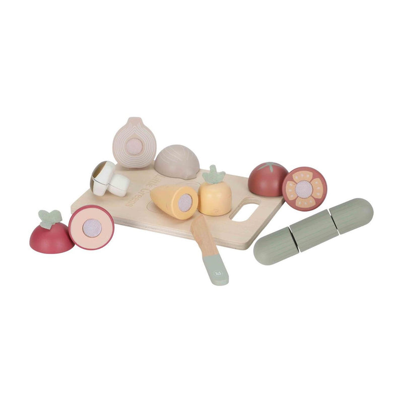 ギャラリービューアに画像をロードする, Little dutch speelgoed snijgroenten houten speelset voor kinderen.
