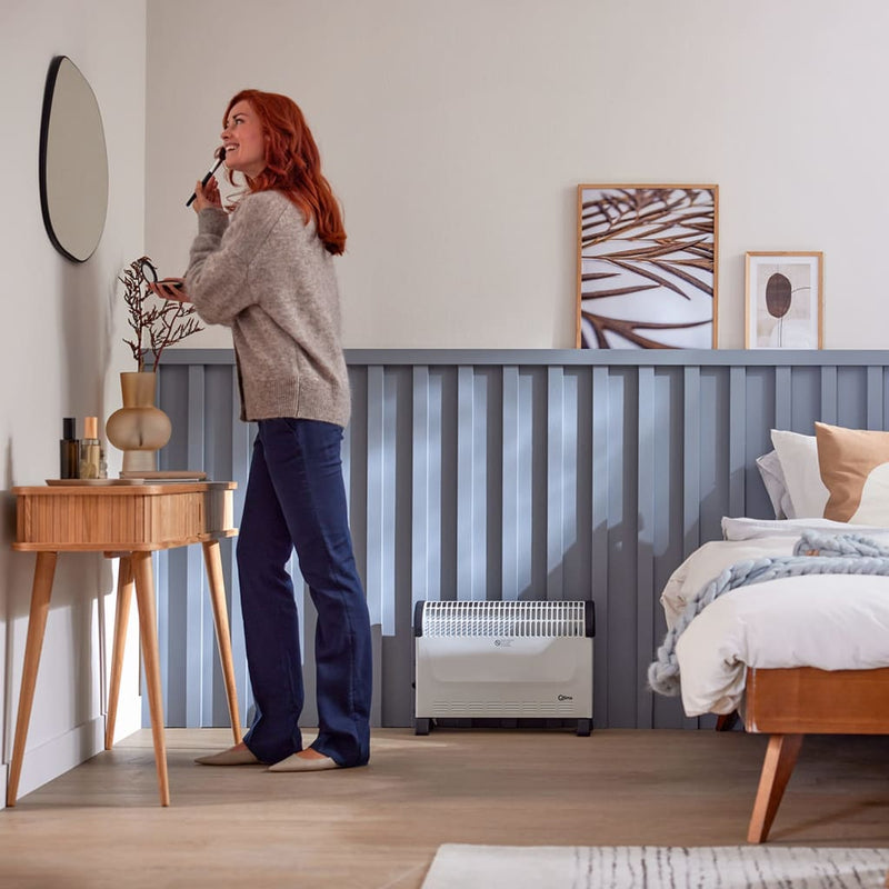 Load image into Gallery viewer, Qlima Qlima Convectorverwarming ECH 4020 elektrisch 2000 W wit
