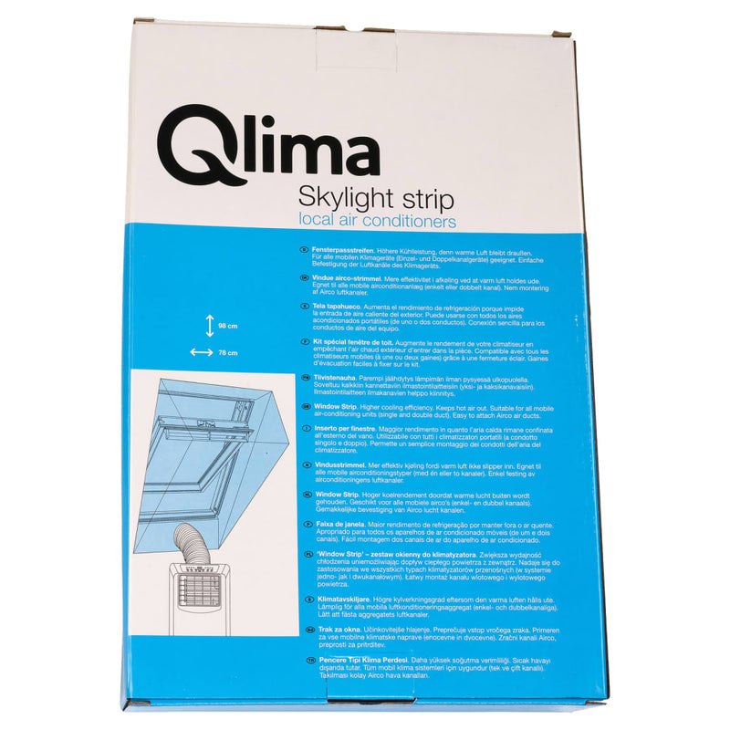 Load image into Gallery viewer, Qlima Qlima Raammontageset WKR 01 voor draagbare airconditioner grijs
