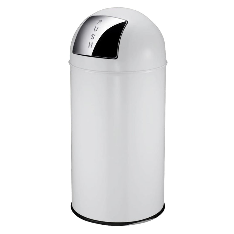 Load image into Gallery viewer, Eko eko afvalbak met drukdeksel 40 l wit
