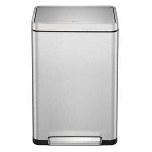 EKO EKO Pedaalemmer X-Cube 45 L matzilverkleurig