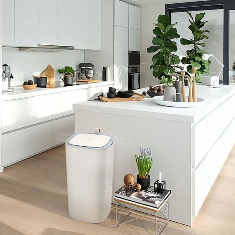 Load image into Gallery viewer, Eko afvalbak met sensor morandi 30 l wit
