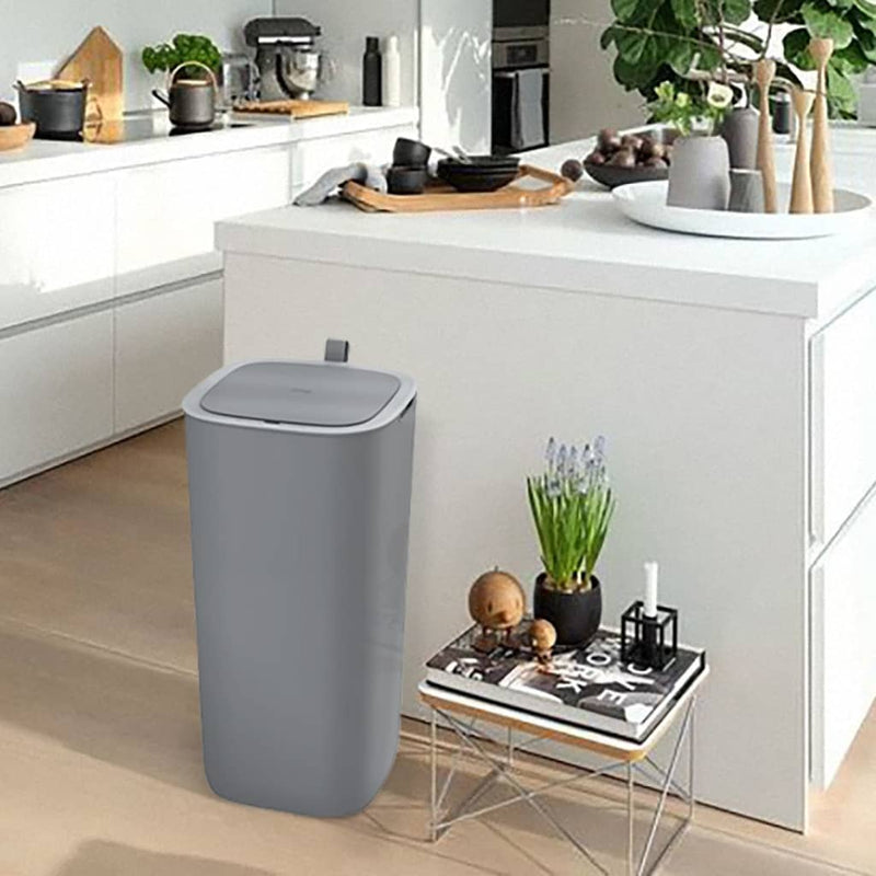 Load image into Gallery viewer, Eko afvalbak met sensor morandi 30 l grijs
