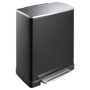 Eko pedaalemmer e-cube 50 l matzwart