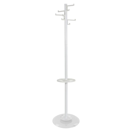 V-part kapstok staand met 8 haken porcelain 178 cm wit