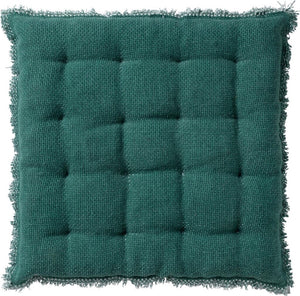 Dutch decor burto stoelkussen van gewassen katoen sagebrush green 40x40 cm
