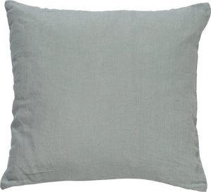 Dutch decor linn sierkussen 45x45cm 100% linnen effen kleur jadeite lichtgroen inclusief binnenkussen